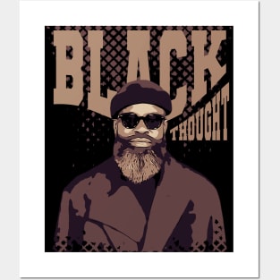 Black Thought // Vintage poster Posters and Art